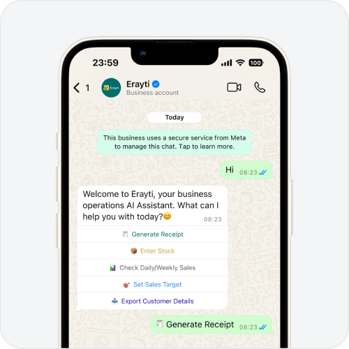Get Instant Receipt & Insights